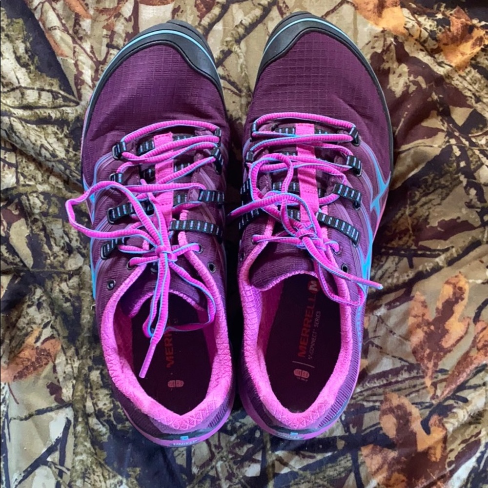 Merrell running shoes, all out rush. Size 10
